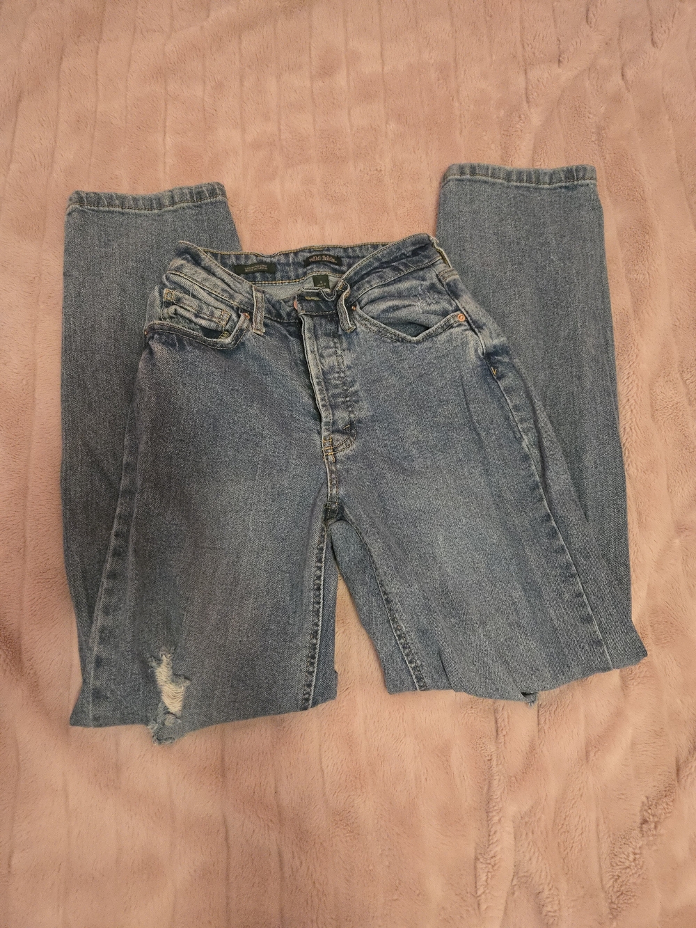 wild fable Straight Leg Blue Denim Jeans